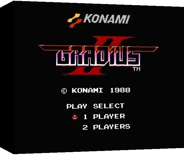 Gradius II : Gofer no Yabou — box-3D (WOR)
