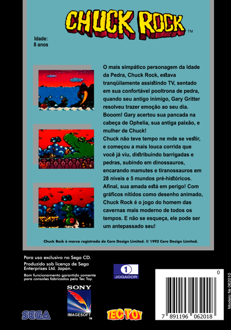 Chuck Rock — box-2D-back (BR)
