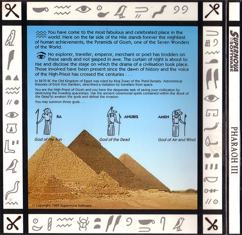 Pharaoh 3 — box-2D-back (EU)