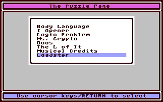 The Puzzle Page #136 — ss (WOR)