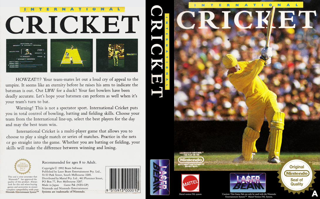 International Cricket — box-texture (AU)