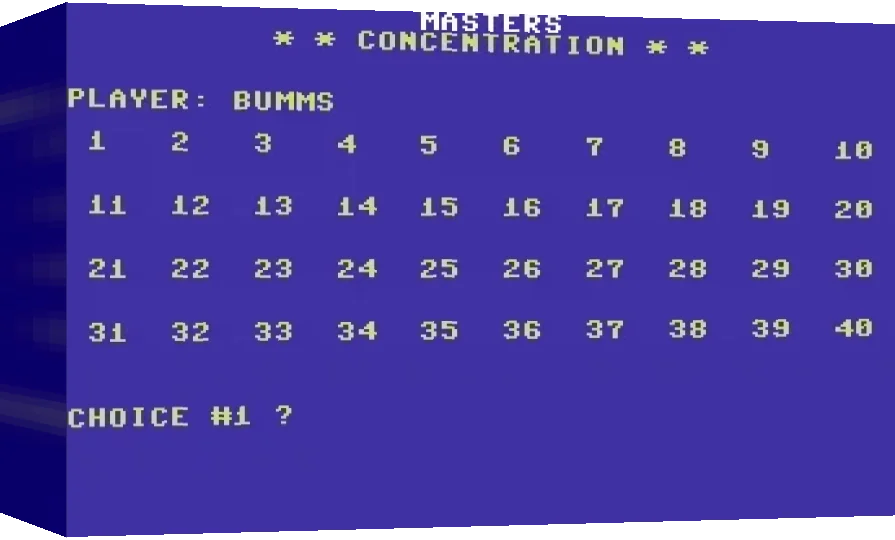 Masters Concentration — box-3D (WOR)
