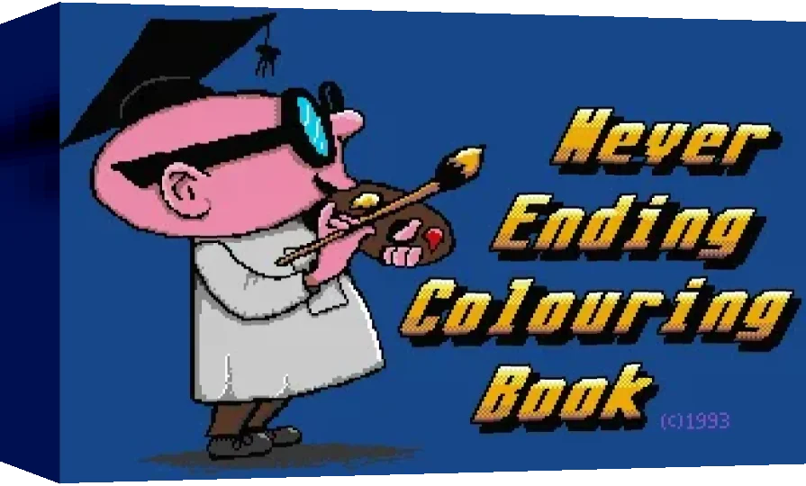 Never Ending Colouring Book — box-3D (WOR)