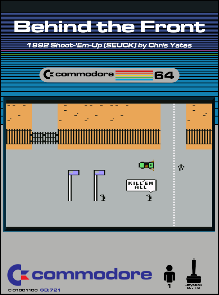 Behind The Front box art