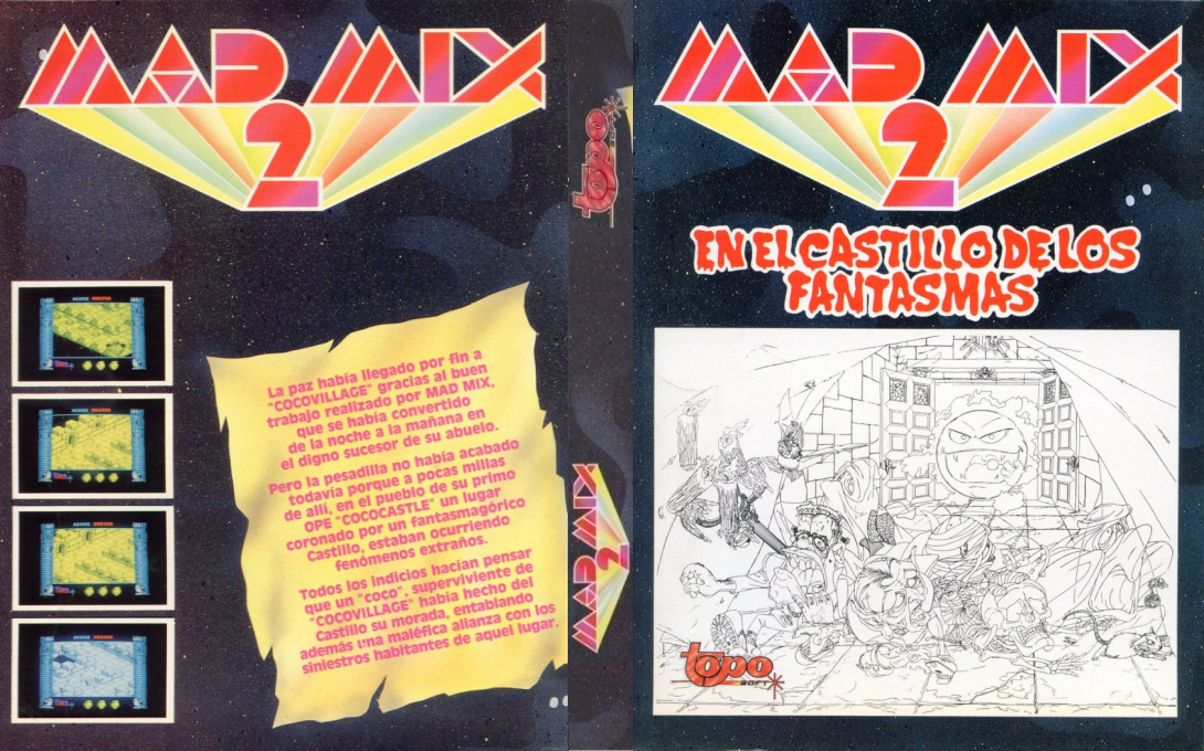 Mad Mix 2 - En El Castillo De Los Fantasmas — box-texture (SP)