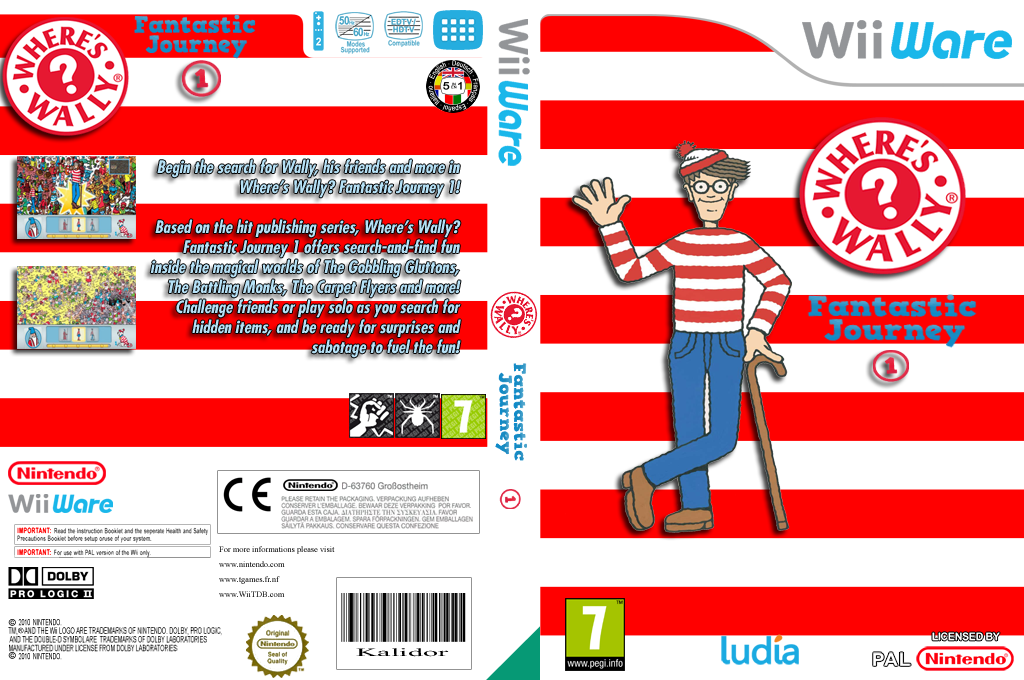 Where's Wally? Fantastic Journey 1 — box-texture (EU)