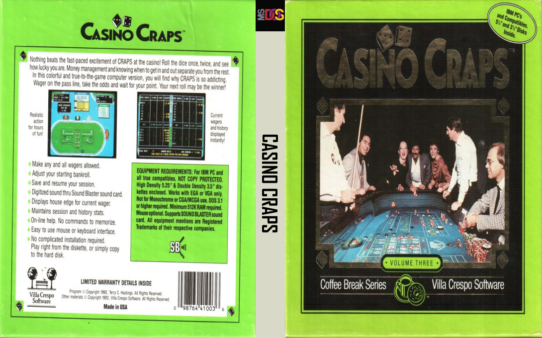 Casino Craps — box-texture (US)