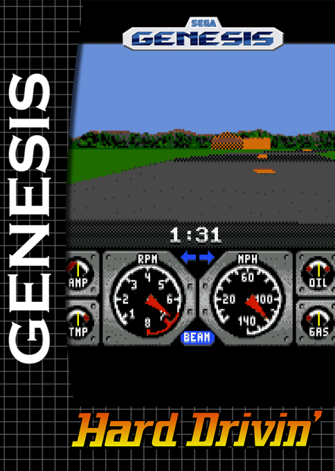 Hard Drivin' — box-2D (SS)