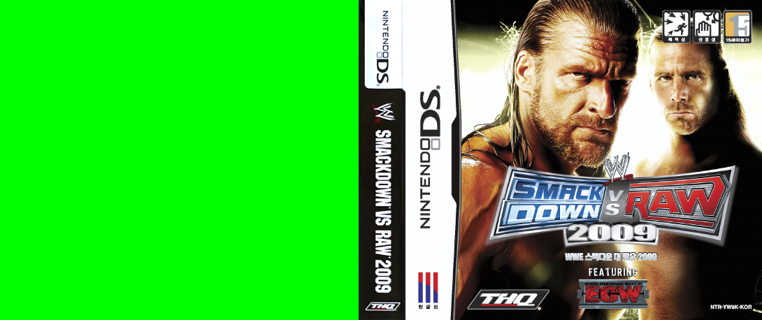 WWE SmackDown vs Raw 2009 Featuring ECW — box-texture (KR)