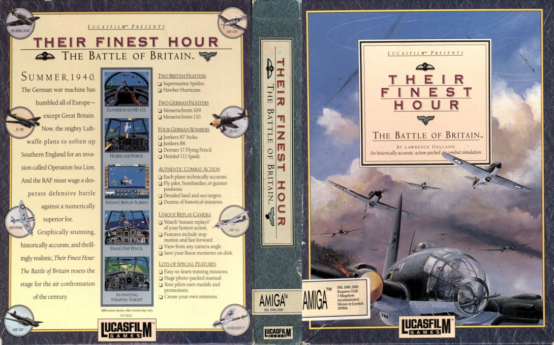 Their Finest Hour - The Battle of Britain — box-texture (EU)
