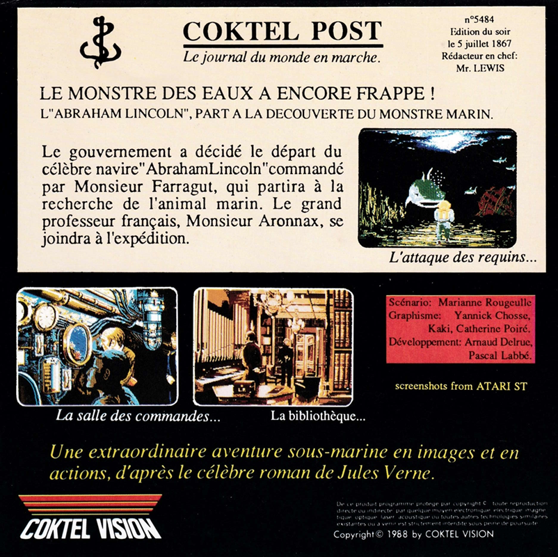 20 000 Lieues Sous Les Mers — box-2D-back (FR)
