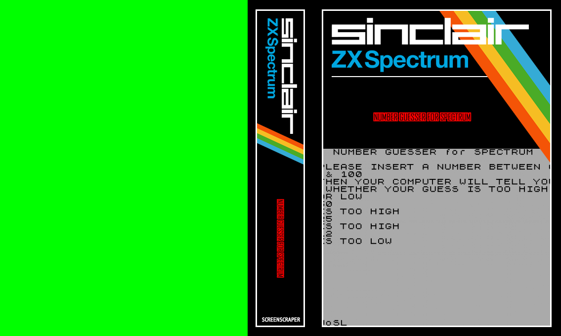 Number Guesser for Spectrum — box-texture (SS)