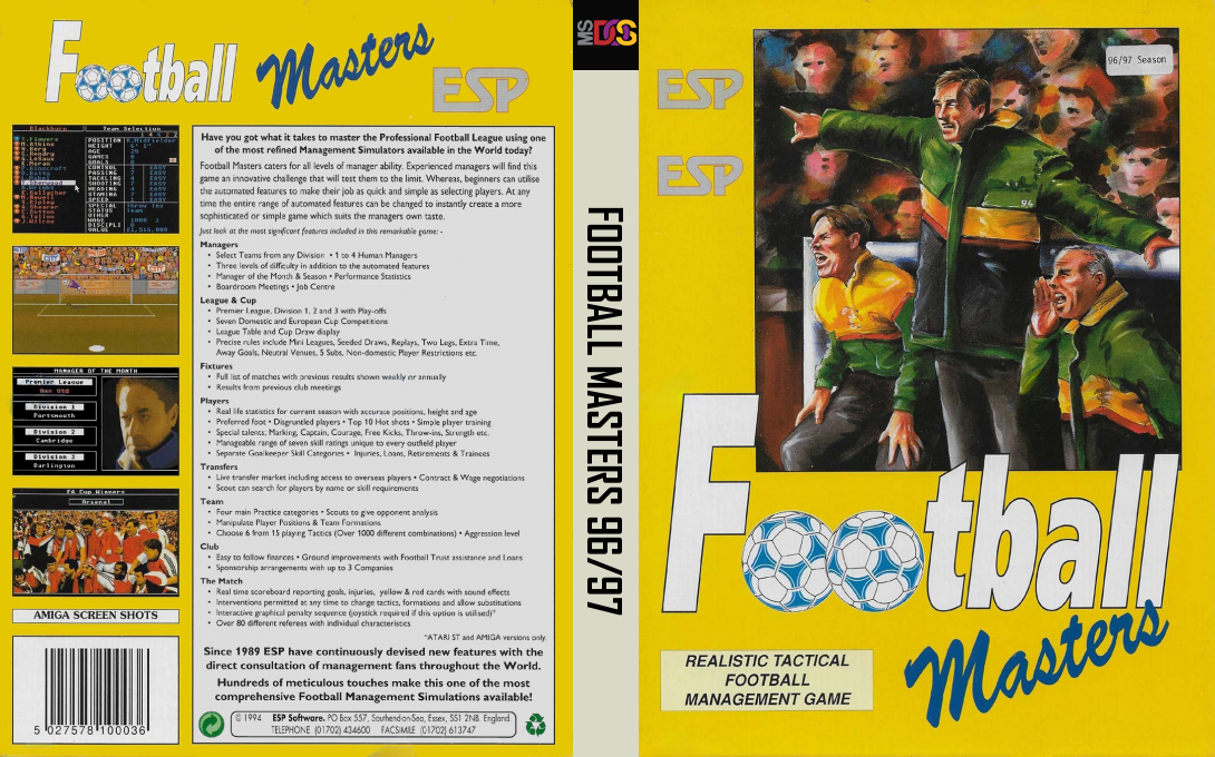 Football Masters 96-97 — box-texture (EU)