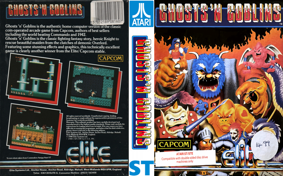 Ghosts'n Goblins — box-texture (EU)
