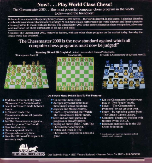 Chessmaster 2000, The — box-2D-back (US)