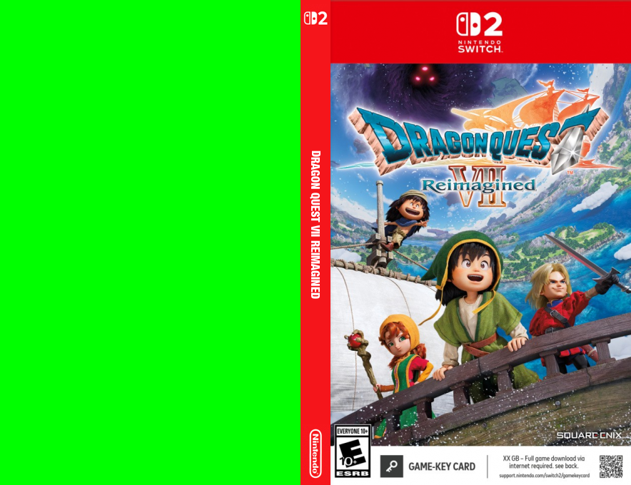 Dragon Quest VII Reimagined — box-texture (US)