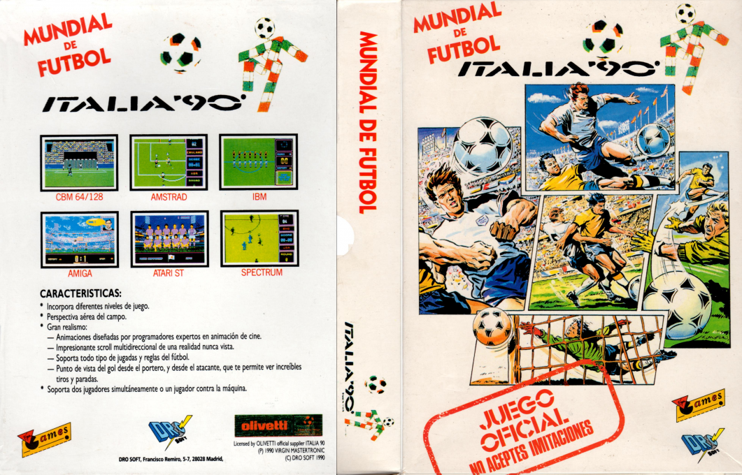 Mundial de Fútbol Italia '90 — box-texture (SP)