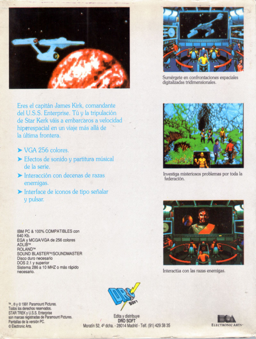Star Trek - 25th Anniversary — box-2D-back (SP)