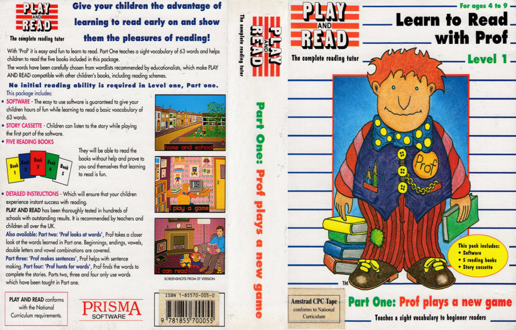 Learn To Read With Prof. Level 1 Part 2 — box-texture (EU)