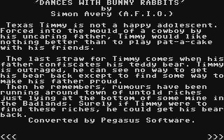 Dances With Bunny Rabbits — sstitle (WOR)