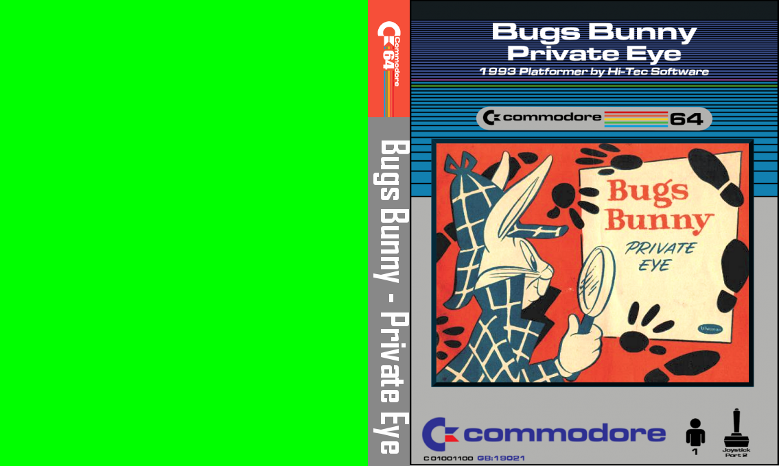 Bugs Bunny : Private Eye — box-texture (CUS)