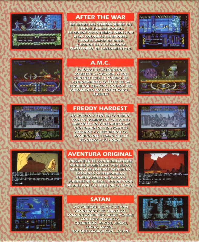 Metal Action — box-2D-back (SP)