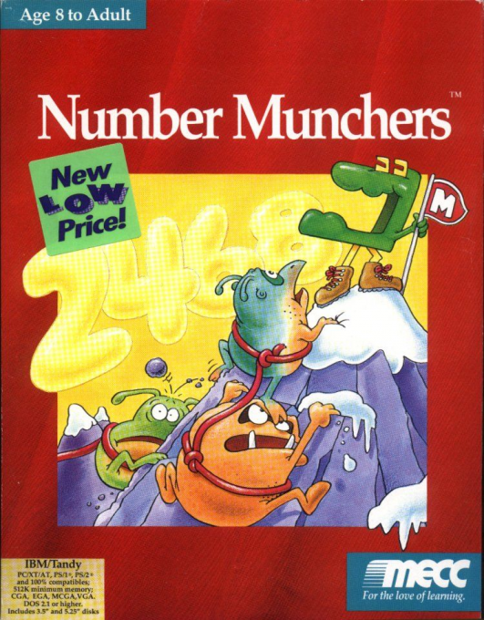 Number Munchers box art