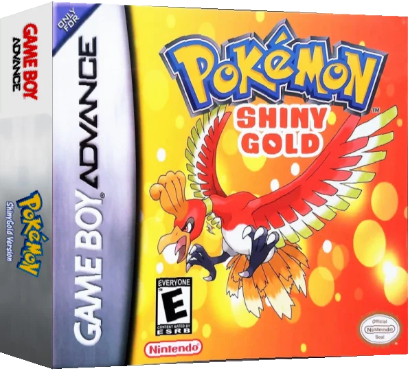 Pokemon : Shiny Gold Version — box-3D (WOR)