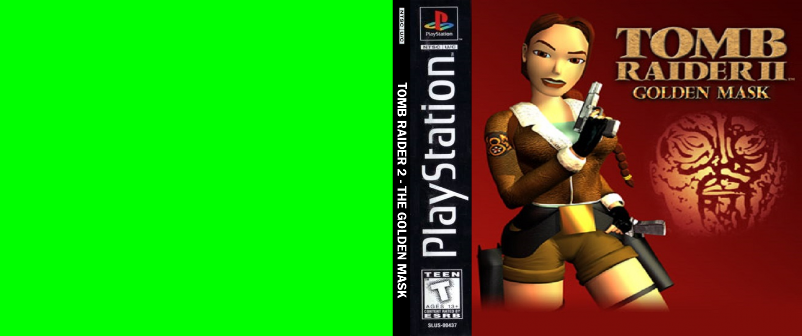 Tomb Raider II: Golden Mask — box-texture (US)