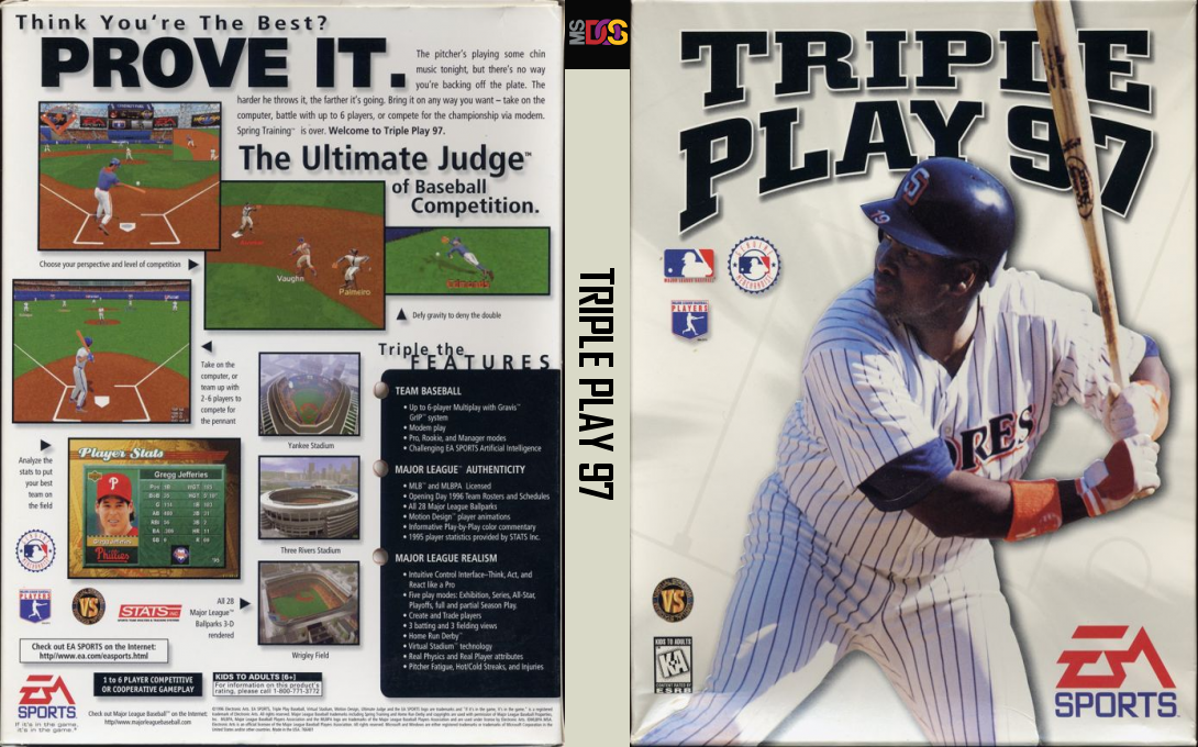 Triple Play 97 — box-texture (US)