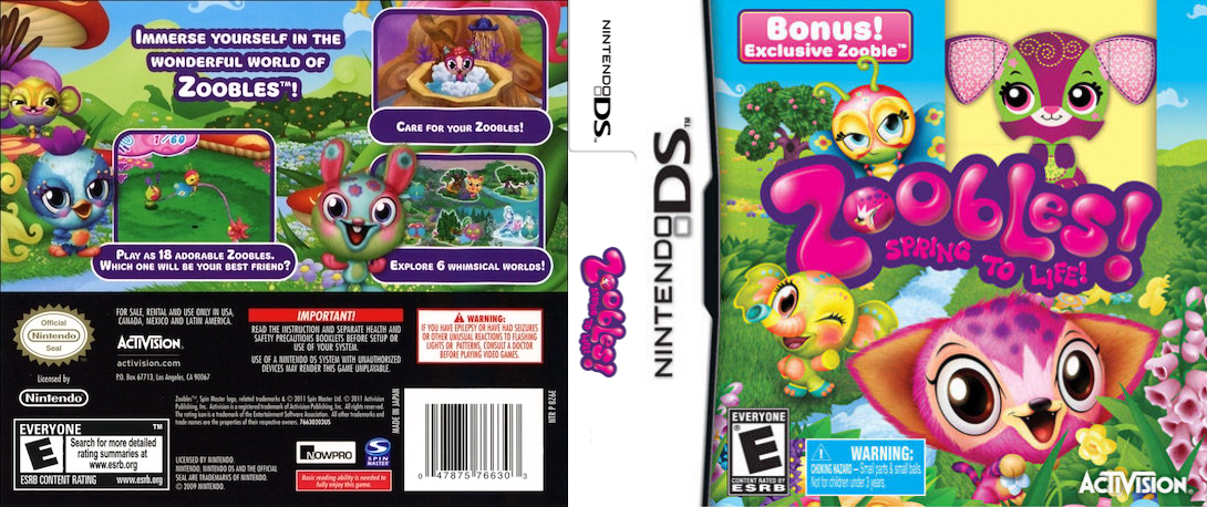 Zoobles! Spring to Life! — box-texture (US)