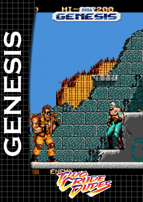 Two Crude Dudes — box-2D (SS)
