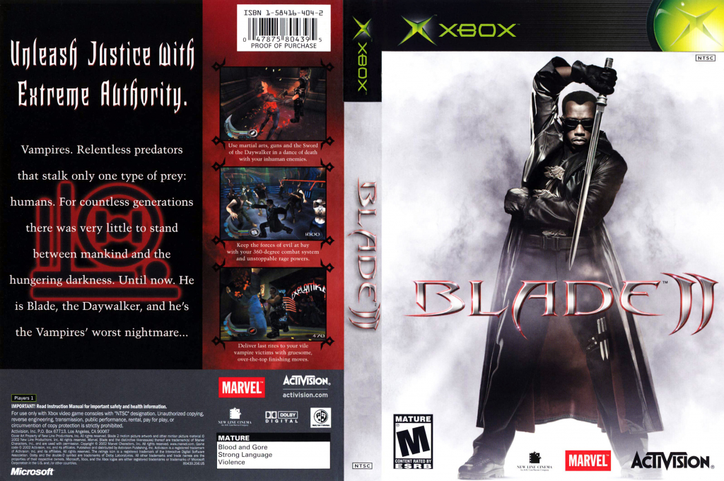 Blade II — box-texture (US)
