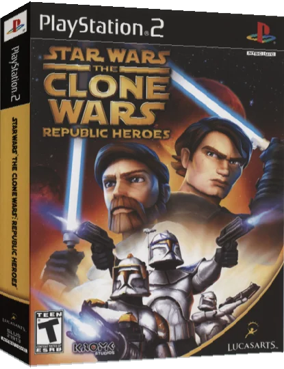 Star Wars - The Clone Wars - Republic Heroes — box-3D (US)