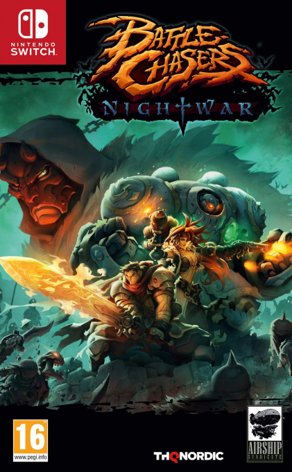 Battle Chasers - Nightwar — box-2D (EU)