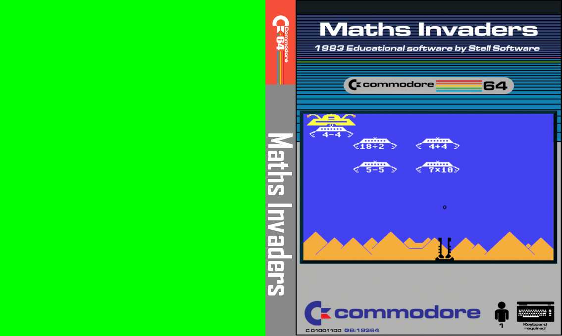 Maths Invaders — box-texture (CUS)