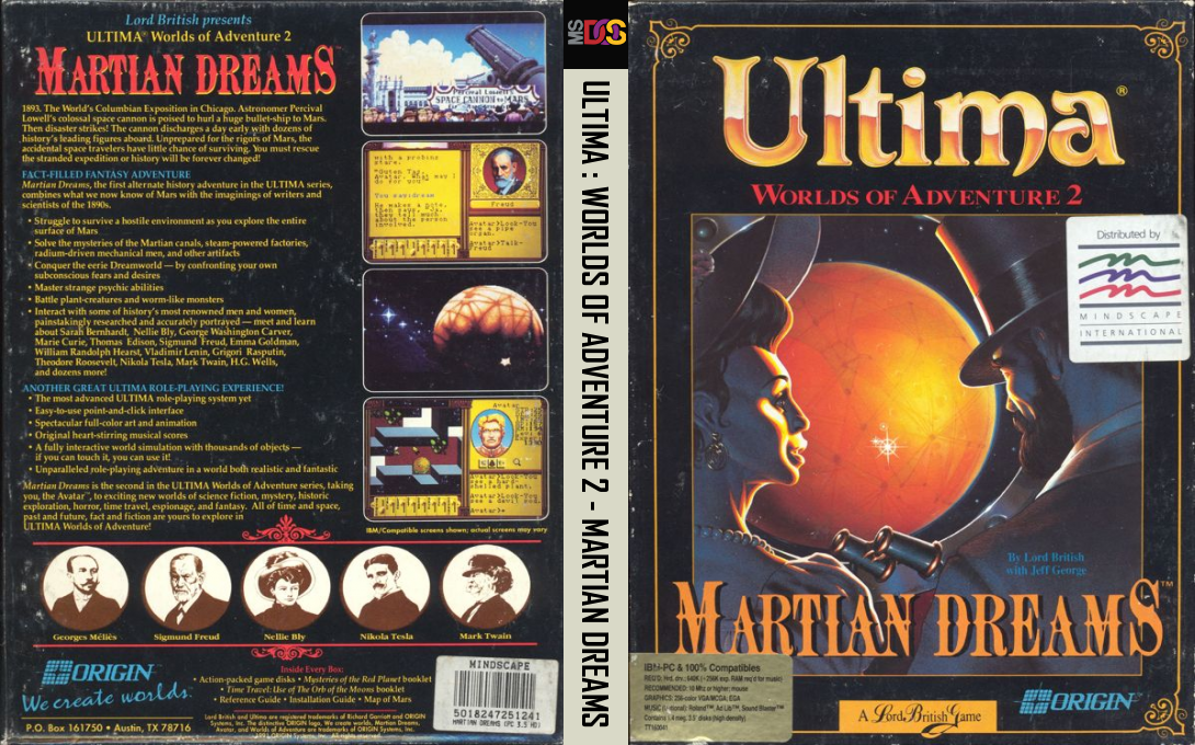 Ultima Worlds Of Adventure 2 - Martian Dreams — box-texture (EU)