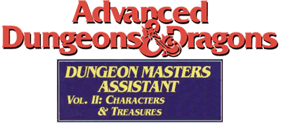 Dungeon Masters Assistant : Volume II : Characters & Treasures — wheel (US)