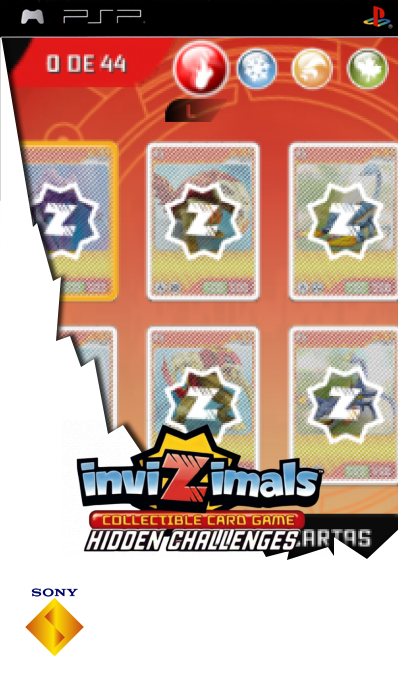Invizimals - Collectible Card Game - Hidden Challenges — box-2D (SS)