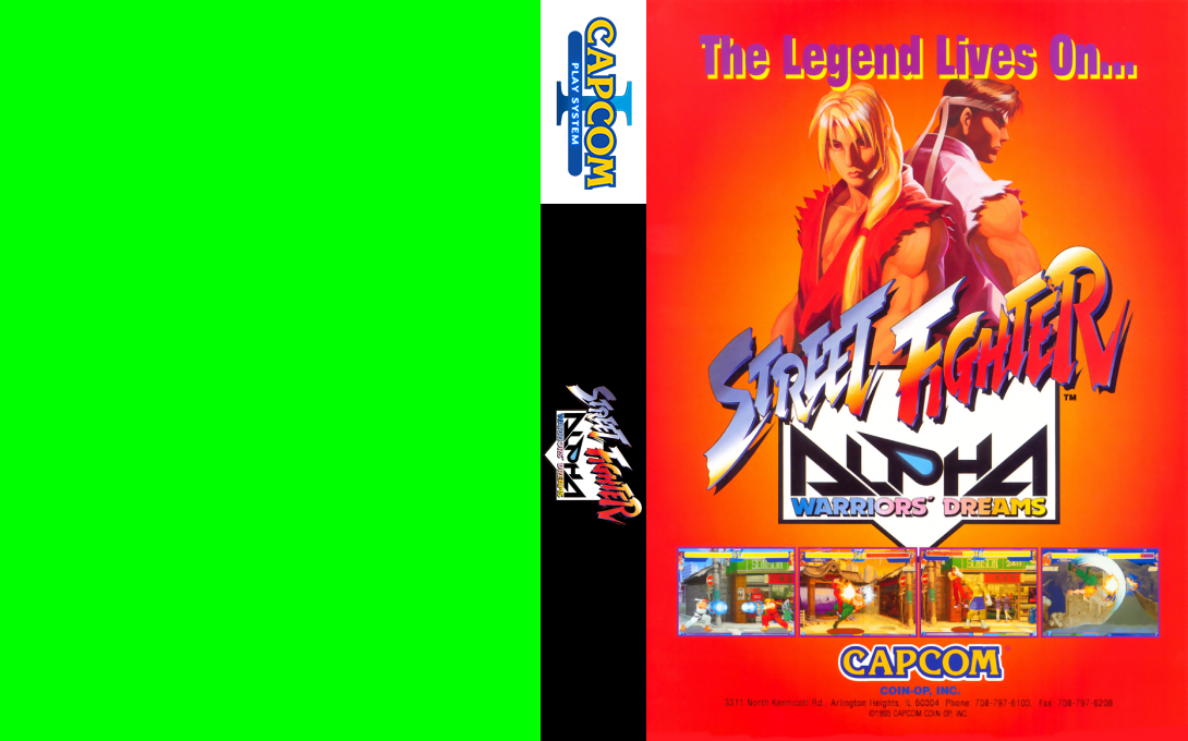 Street Fighter Alpha - Warriors' Dreams — box-texture (WOR)