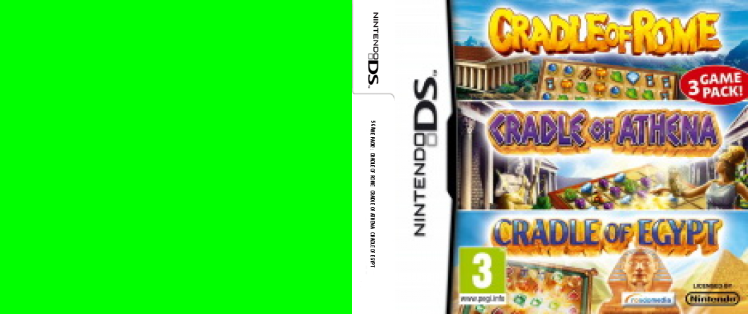 3 Game Pack! - Cradle of Rome + Cradle of Athena + Cradle of Egypt — box-texture (EU)