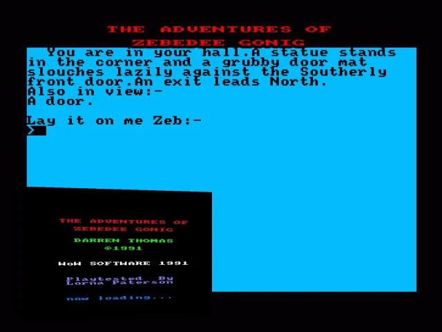 Adventures Of Zebedee Gonig, The — mixrbv2 (WOR)