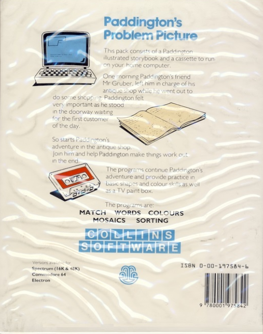 Paddington's Problem Picture — box-2D-back (EU)