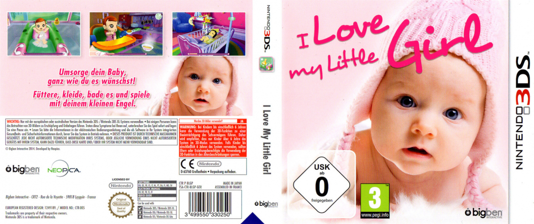 I Love My Little Girl — box-texture (DE)