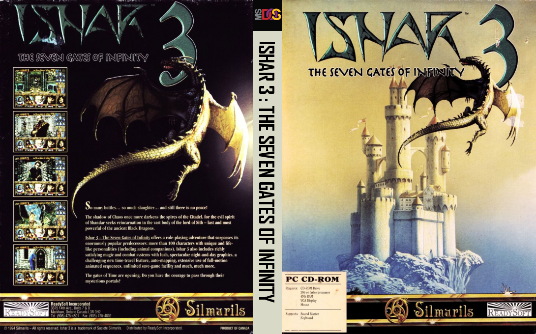 Ishar 3 - The Seven Gates Of Infinity — box-texture (CA)