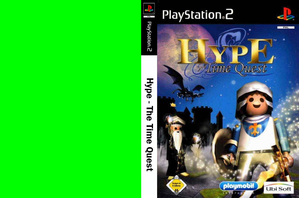 Hype - The Time Quest — box-texture (DE)