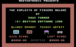 Exploits Of Fingers Malone, The — sstitle (WOR)
