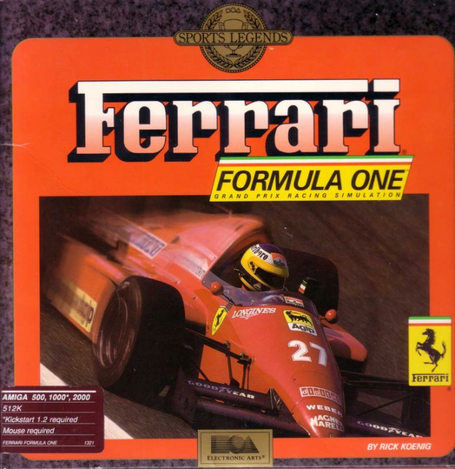Ferrari Formula One box art