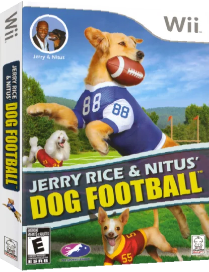 Jerry Rice & Nitus' Dog Football — box-3D (US)