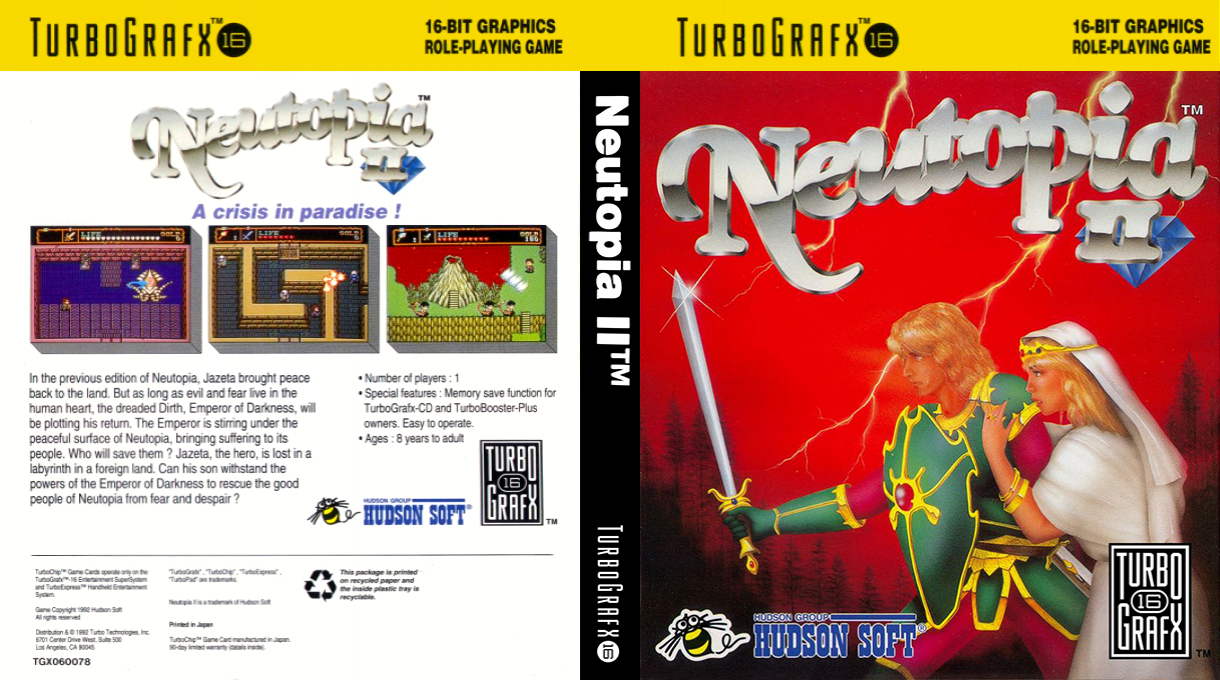 Neutopia II — box-texture (US)